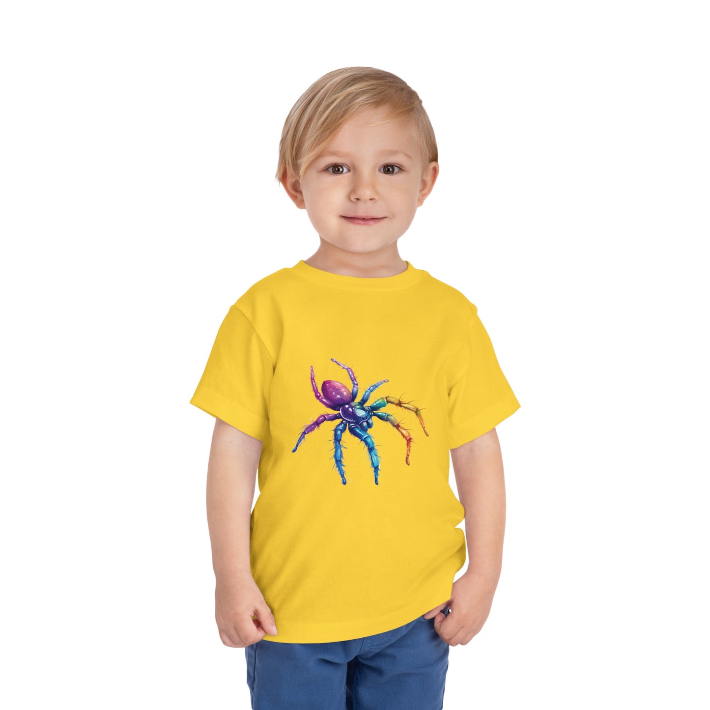 Rainbow Spider T-shirt | short sleeves tee | unique design gift for boys and girls