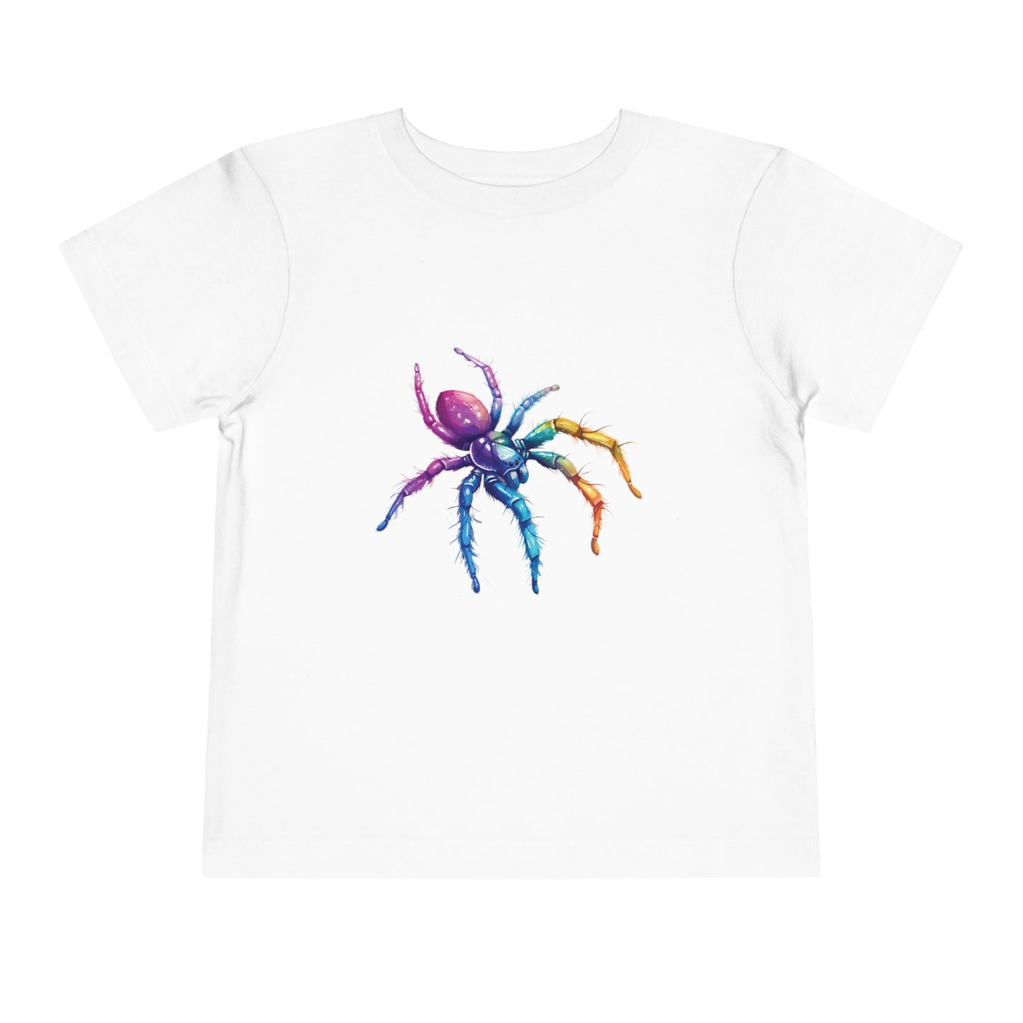 Rainbow Spider T-shirt | short sleeves tee | unique design gift for boys and girls