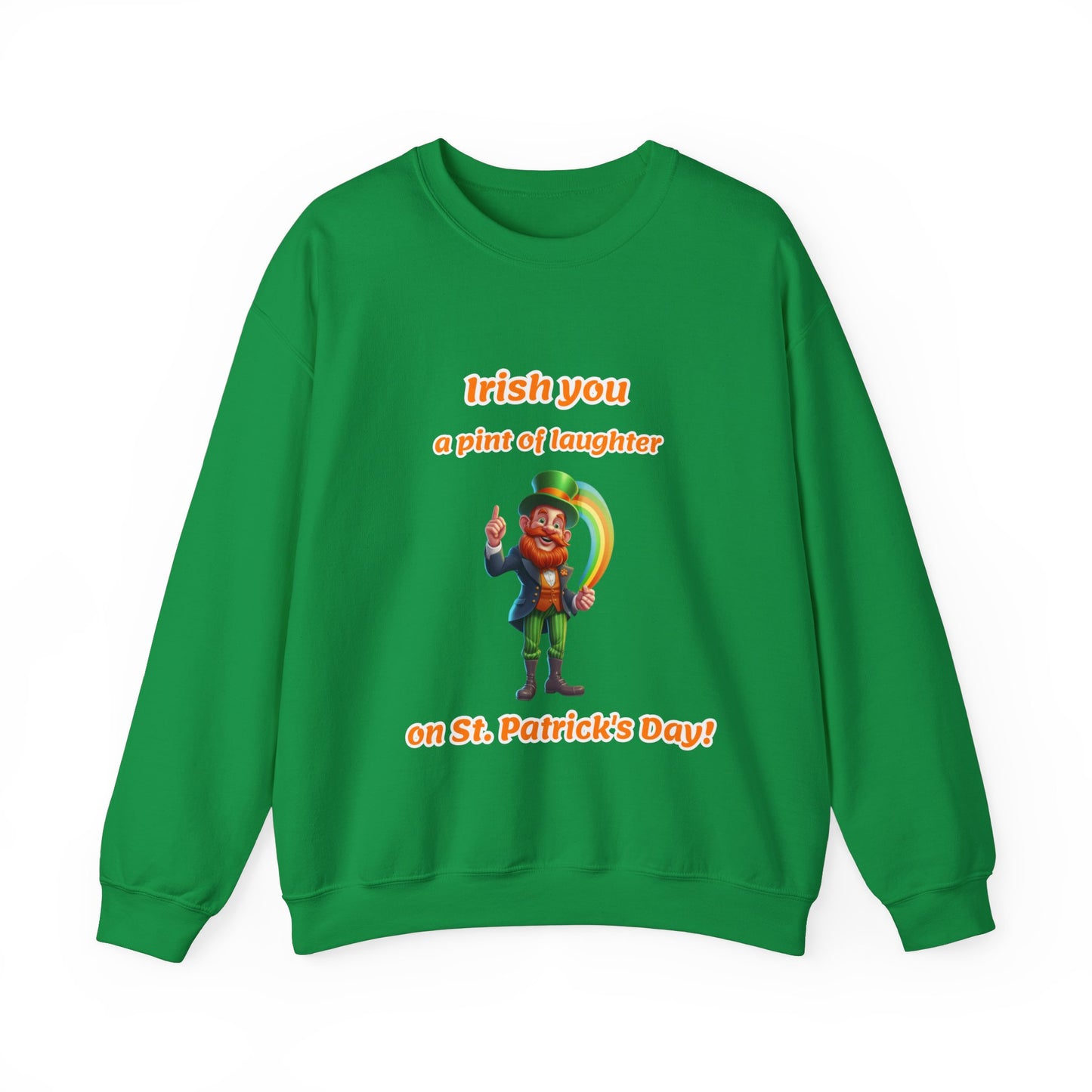 Funny St Patricks Day Design Sweatshirt unisex sweater| saint patricks day sweatshirt Gift | Unisex sweatshirt |  Rainbow Color