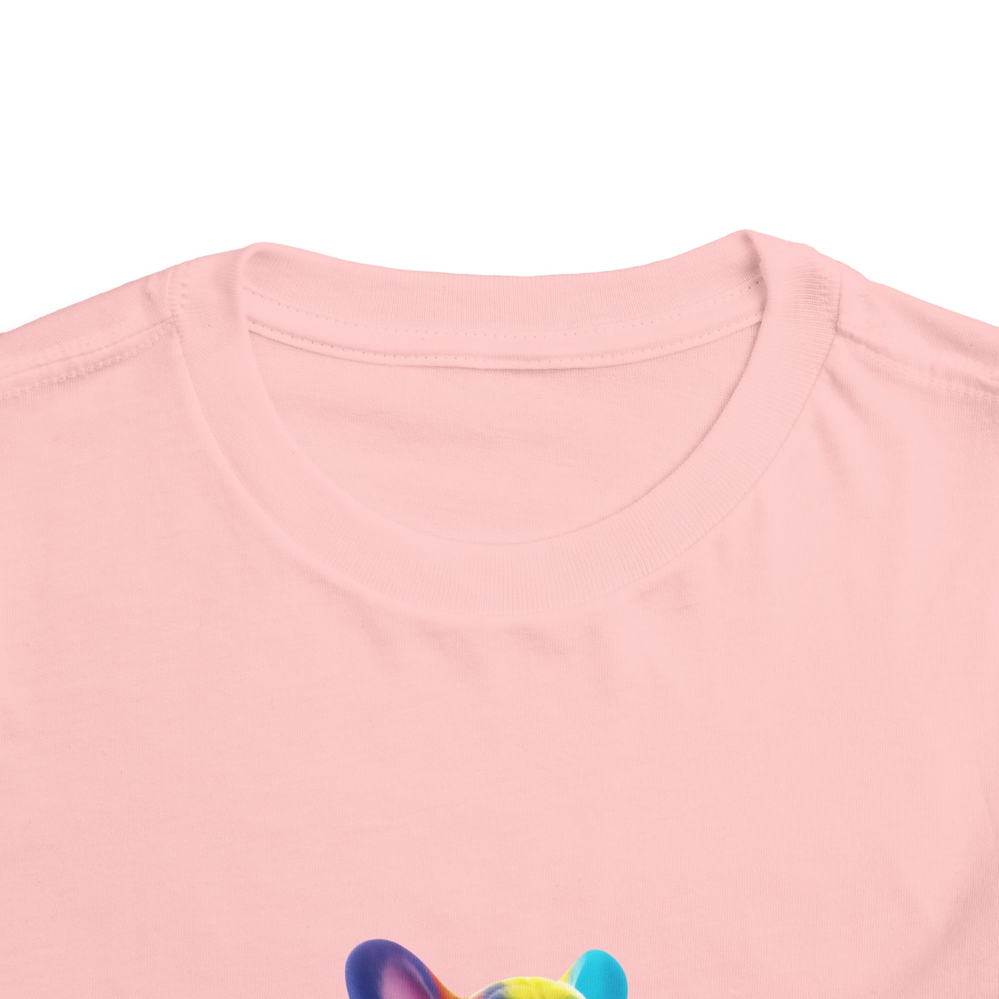 Cute Dog Lovers Puppy T-Shirt for kids | Pet Lovers | Rainbow Color | Unisex - Toddler Short Sleeve Tee | Pulldog Tshirt