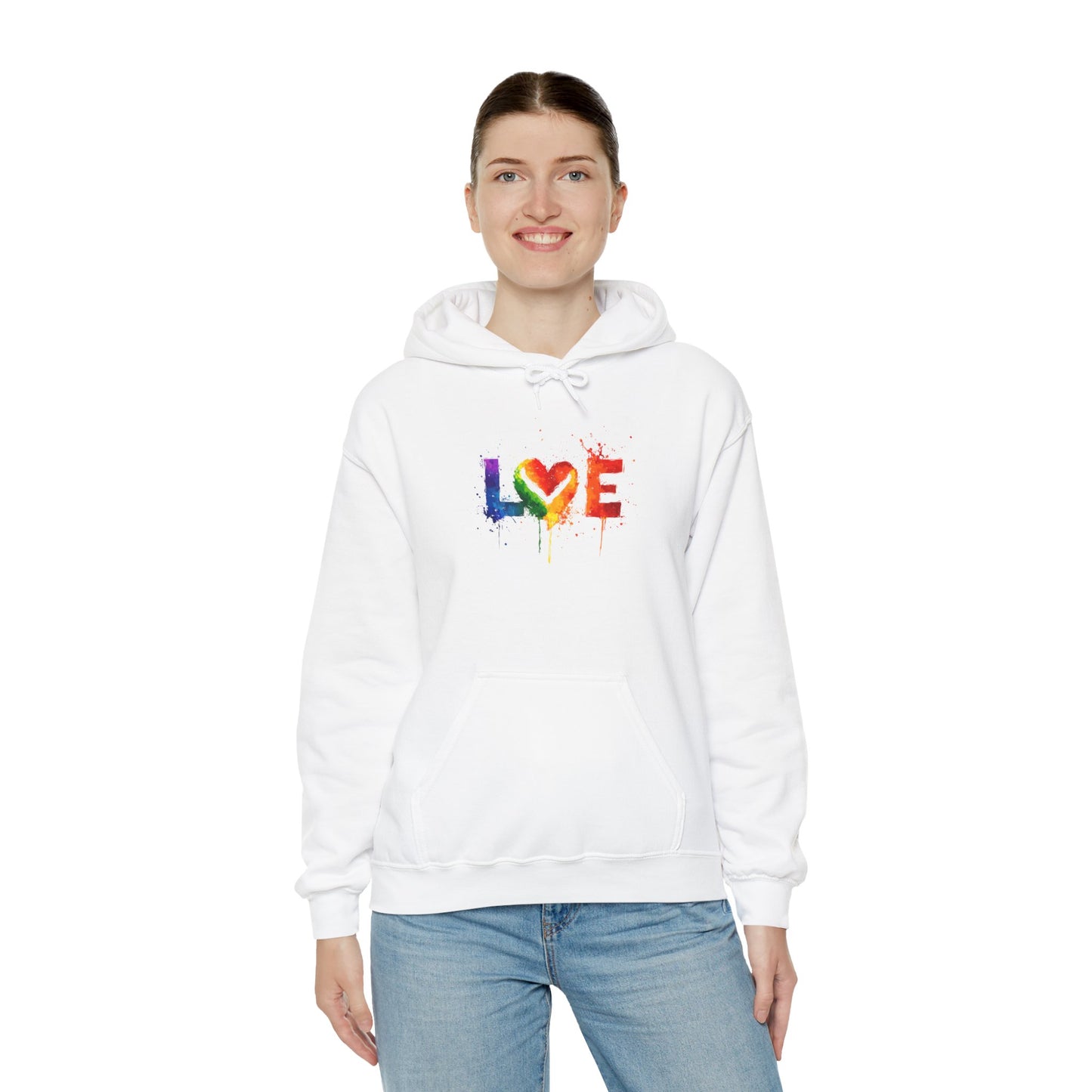 Unisex Heavy Blend™ Hooded LOVE Sweatshirt