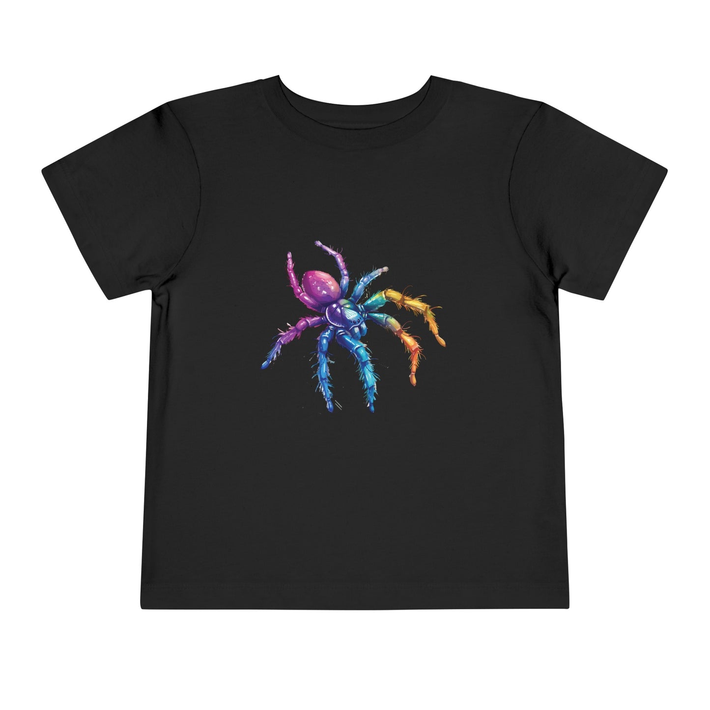 Rainbow Spider T-shirt | short sleeves tee | unique design gift for boys and girls