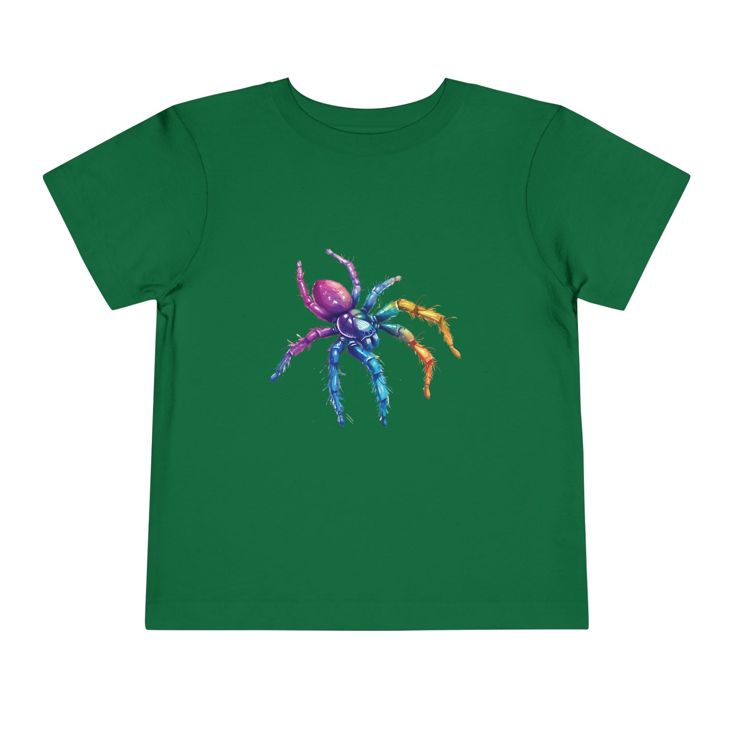 Rainbow Spider T-shirt | short sleeves tee | unique design gift for boys and girls