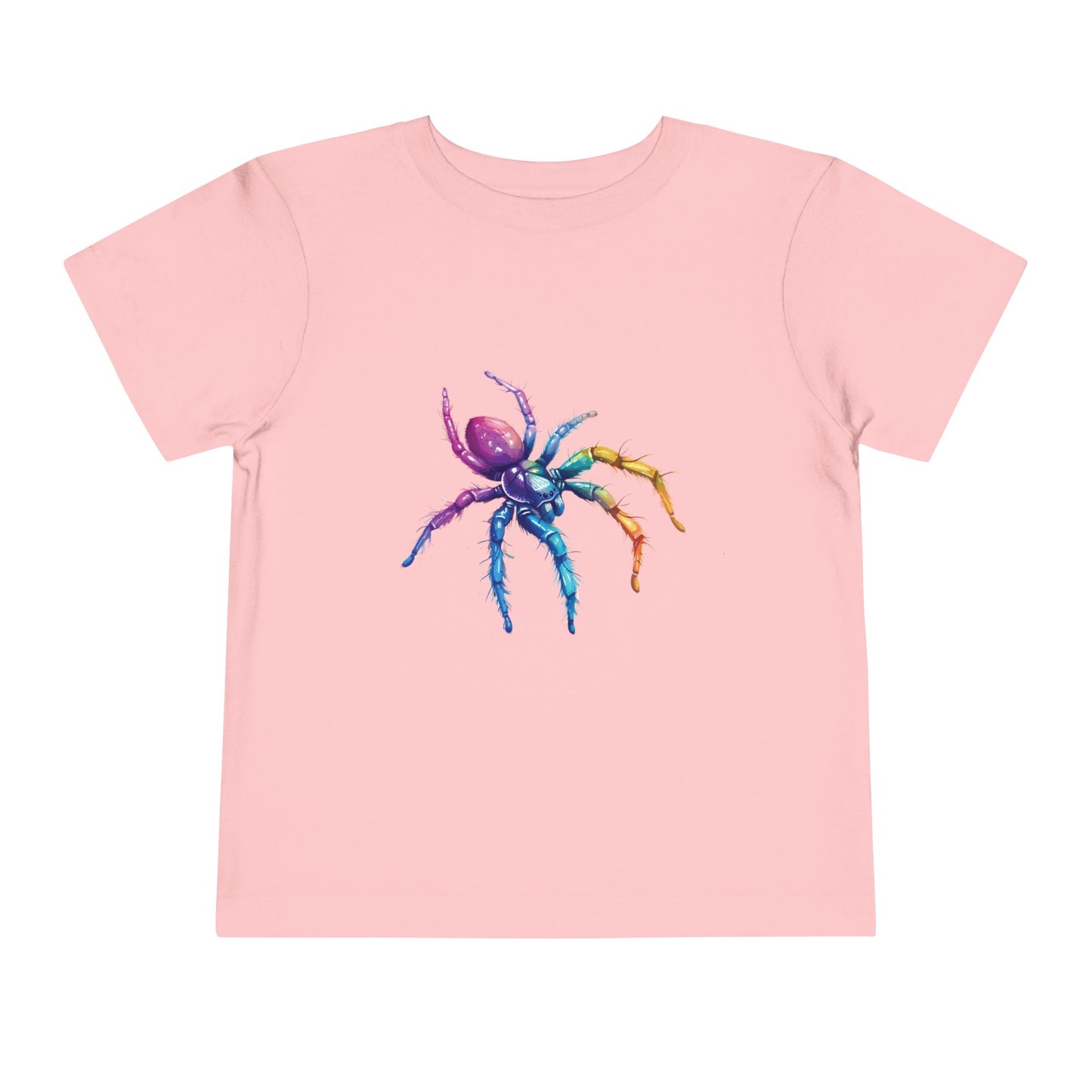 Rainbow Spider T-shirt | short sleeves tee | unique design gift for boys and girls