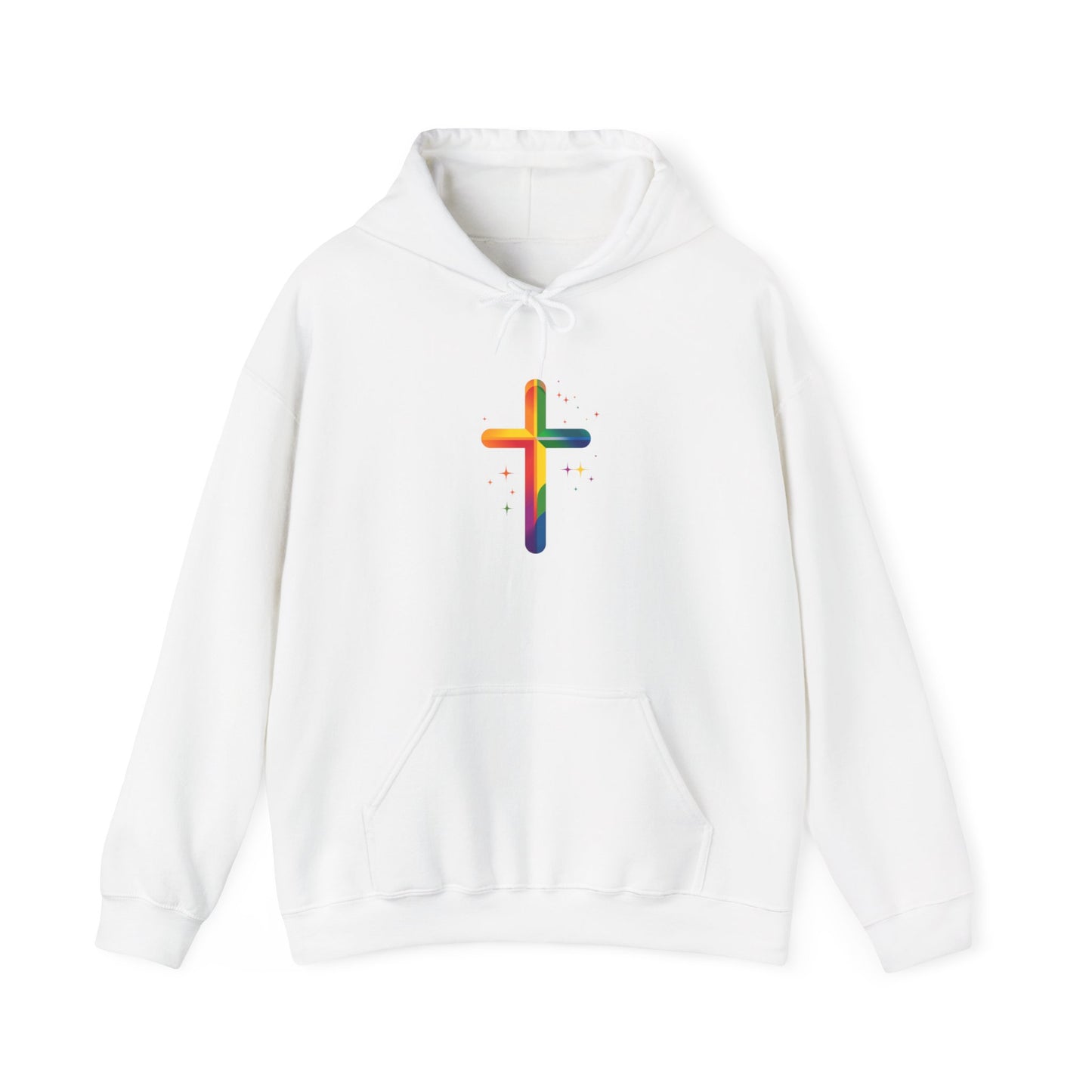 Unisex Heavy Blend™ Hooded Cross Sweatshirt