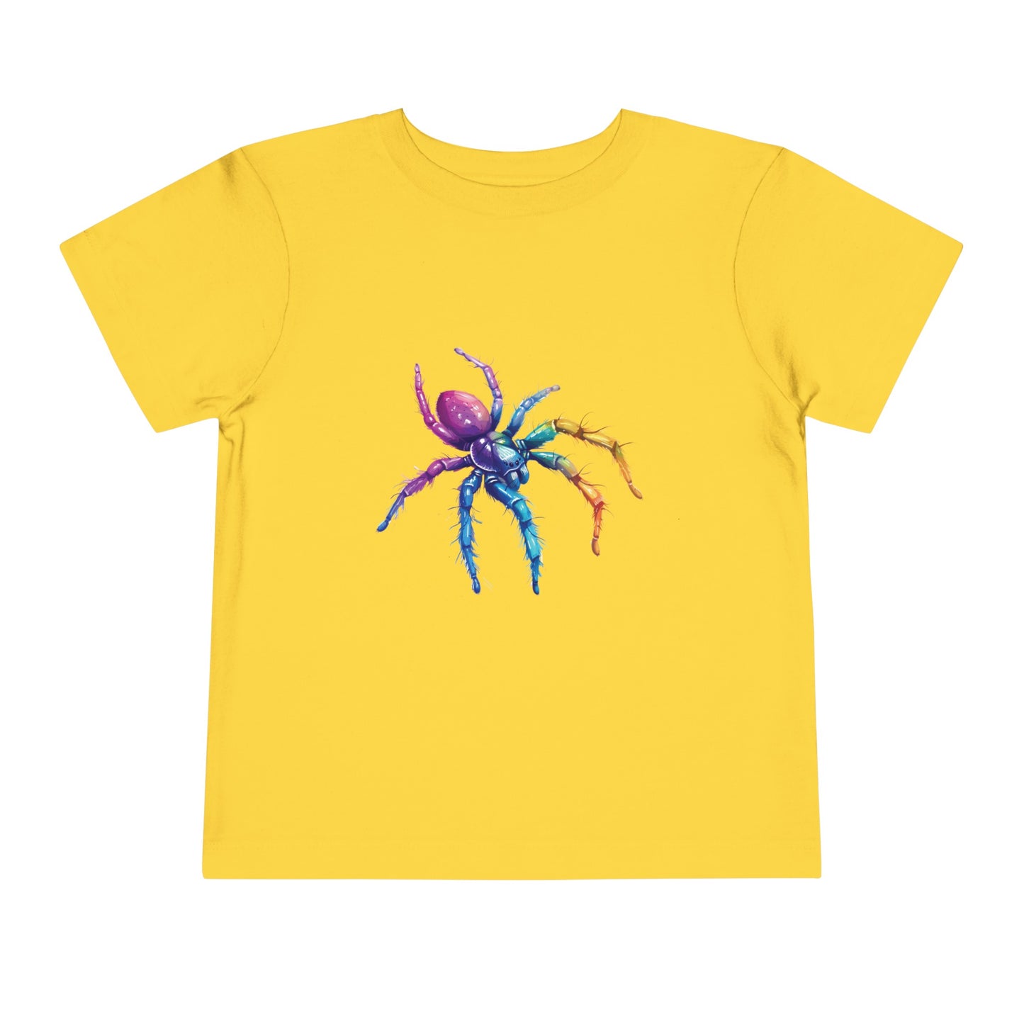 Rainbow Spider T-shirt | short sleeves tee | unique design gift for boys and girls