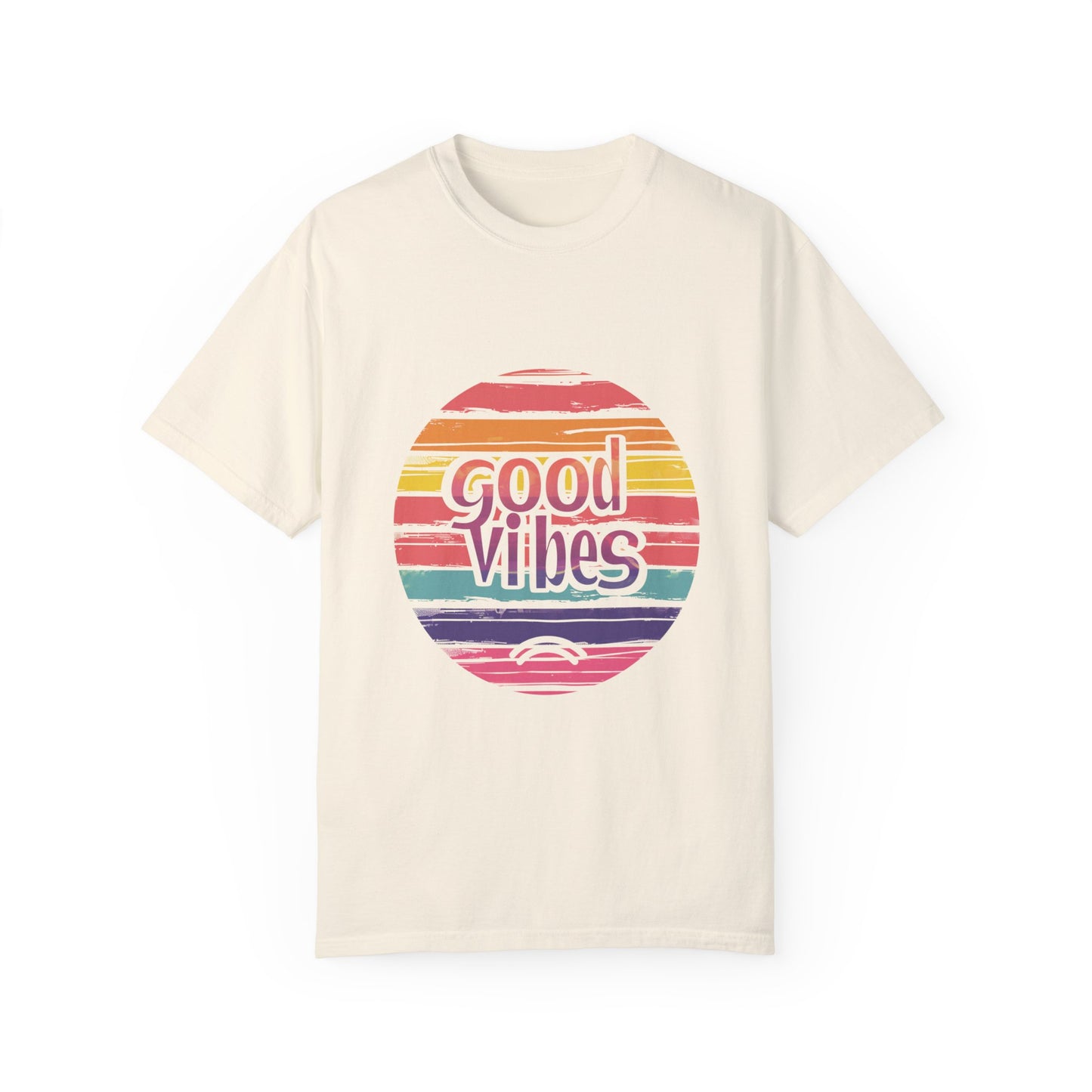 Good Vibes unisex spring summer T-Shirt Vsco Shirt Positive Vibes T-Shirt, Happy Mind Tee, Trendy Comfort Colors Tee,