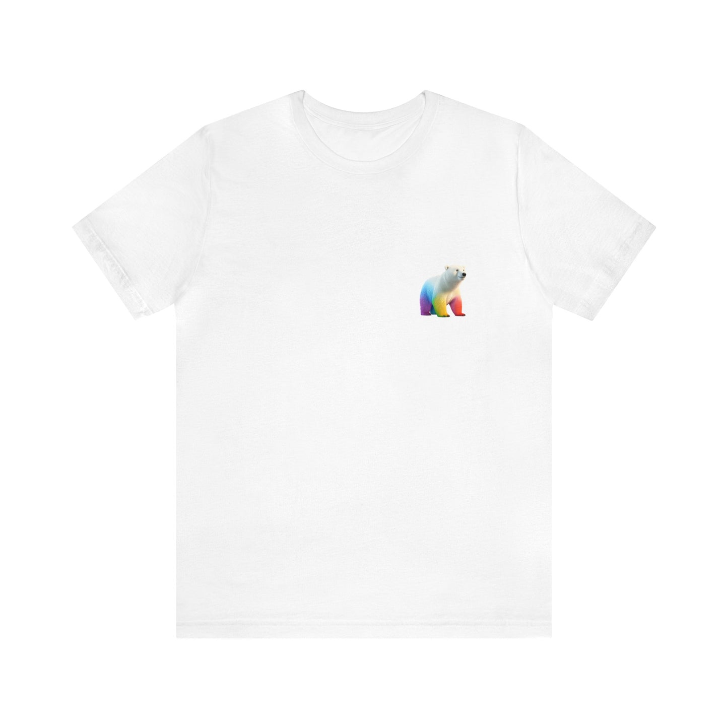 Polar Bear Lovers T-shirt | Polar Bear Gifts | Rainbow Color | Unisex - Men & Women's Tee | Animal Theme |