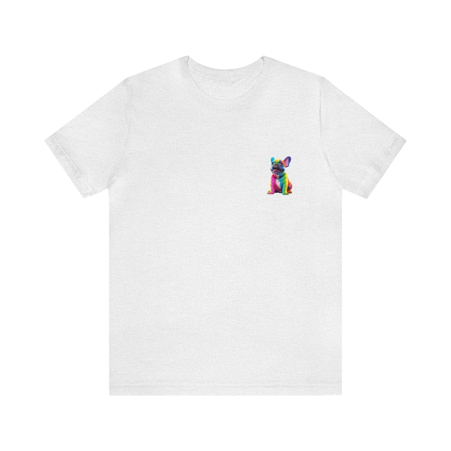 Cute Dog Lovers T-shirt | Gift for Pet owner | Rainbow Color | Unisex - Men & Women's Tee | Rainbow Pulldog | Animal Tee