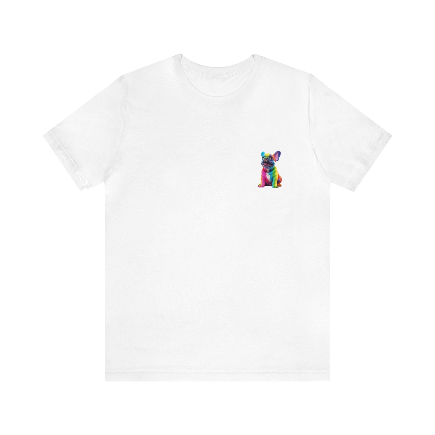 Cute Dog Lovers T-shirt | Gift for Pet owner | Rainbow Color | Unisex - Men & Women's Tee | Rainbow Pulldog | Animal Tee