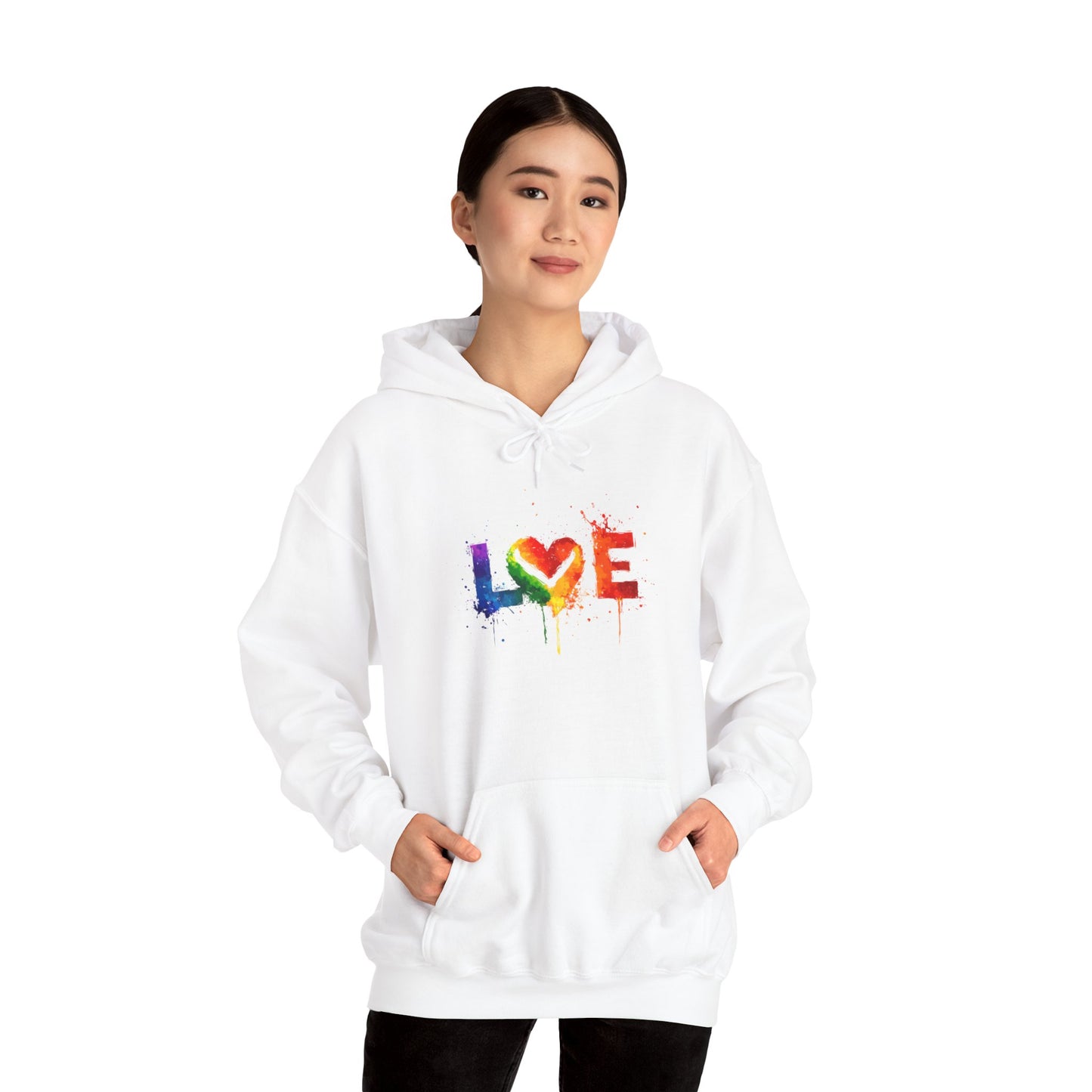 Unisex Heavy Blend™ Hooded LOVE Sweatshirt