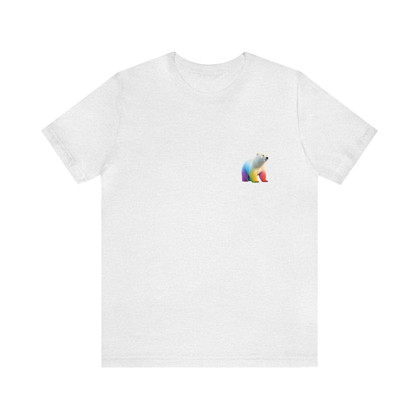 Polar Bear Lovers T-shirt | Polar Bear Gifts | Rainbow Color | Unisex - Men & Women's Tee | Animal Theme |