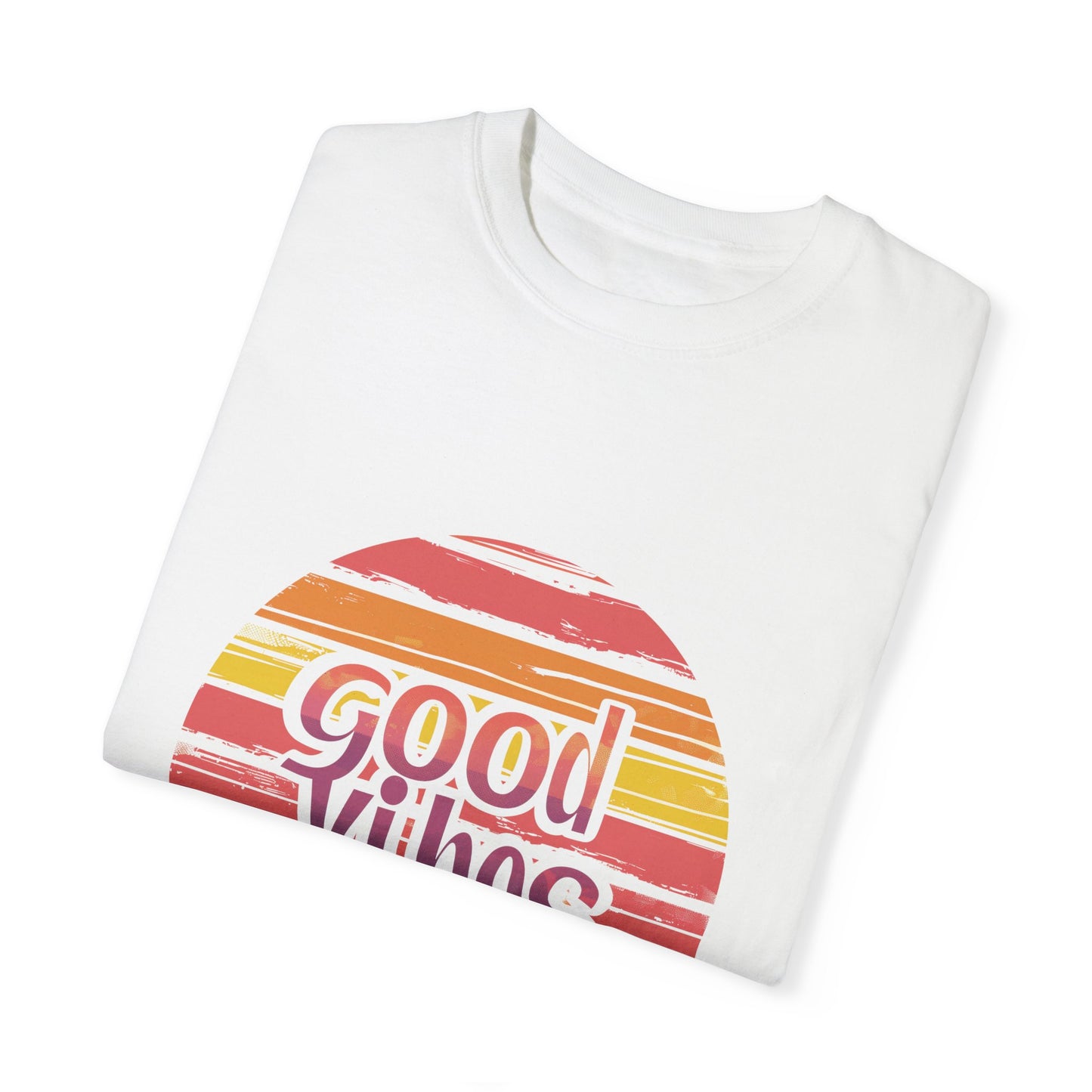 Good Vibes unisex spring summer T-Shirt Vsco Shirt Positive Vibes T-Shirt, Happy Mind Tee, Trendy Comfort Colors Tee,