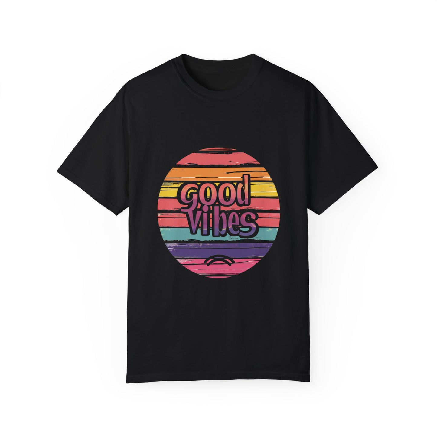 Good Vibes unisex spring summer T-Shirt Vsco Shirt Positive Vibes T-Shirt, Happy Mind Tee, Trendy Comfort Colors Tee,