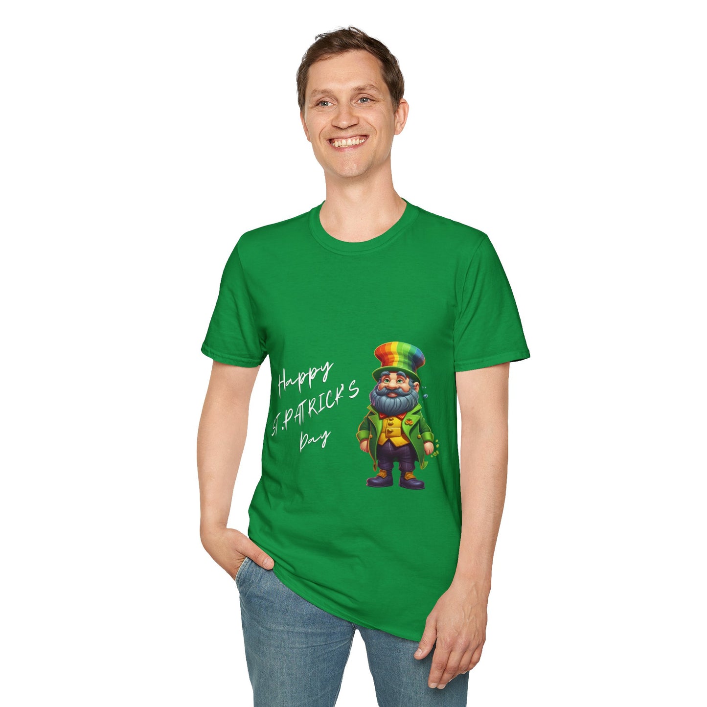 Unisex T-Shirt Funny St. Patrick's Day Design | Unisex Rainbow Tee Unisex soft-style t-shirt | Funny Tshirt | Rainbow Color Theme